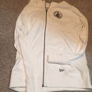 Made in Detroit white zip up
